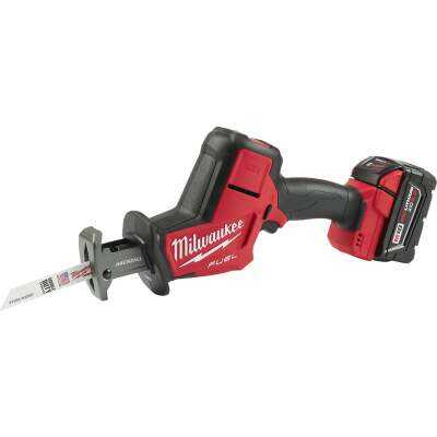 Milwaukee M18 FUEL HACKZALL Brushless Cordless Reciprocating Saw Kit with 5.0 Ah Battery & Charger
