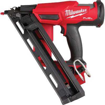Milwaukee M18 FUEL 18 Volt Lithium-Ion Brushless 15-Gauge 2-1/2 In. Angled Cordless Finish Nailer (Tool Only)