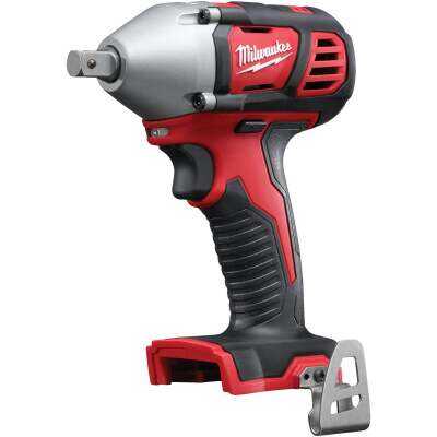Milwaukee M18 1/2 In. Cordless Impact Wrench with Pin Detent (Tool Only)